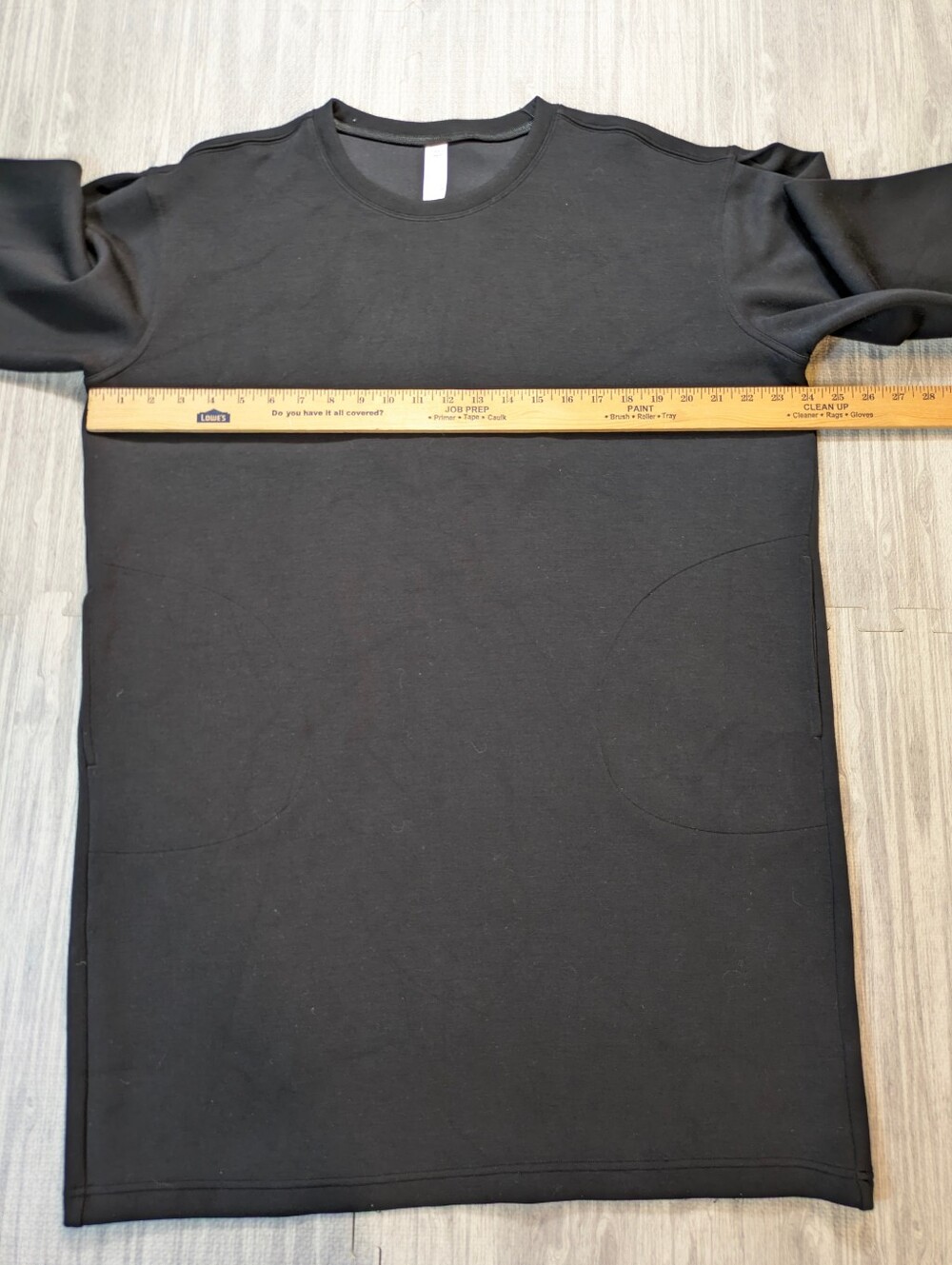 Spanx AirEssentials Black Crewneck Dress  Lightweight Cozy Comfy Soft Travel XL - Picture 7 of 9